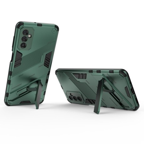 Противоударный чехол Punk Armor для Samsung Galaxy M52 5G - зеленый