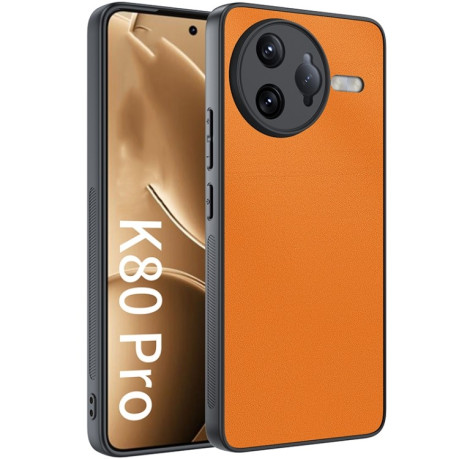 Противоударный чехол Plain Skin для For Redmi K80 Pro / Poco F7 Ultra - оранжевый