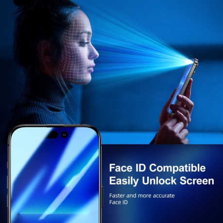 Захисне скло JOYROOM 3D для iPhone 14 Pro Max - прозоре
