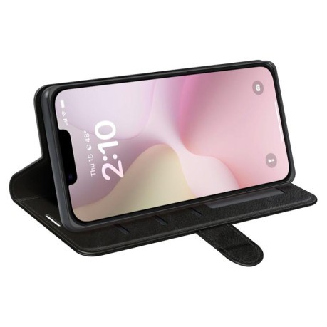 Чохол-книжка R64 Texture Horizontal Flip Leather для iPhone 16e - чорний