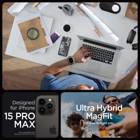 Оригінальний чохол Spigen Ultra Hybrid Mag Magsafe для iPhone 15 Pro Max-Zero One