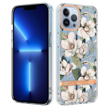 Протиударний чохол Flowers and Plants Series IMD TPU для iPhone 16 Pro Max - Gardenia