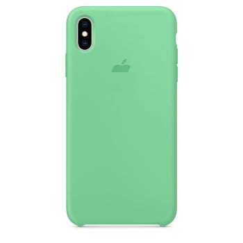 Силиконовый чехол Silicone Case Spearmint на iPhone X/Xs