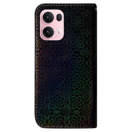 Чехол-книжка Solid Color Colorful на OPPO Reno13 Pro Global - черный