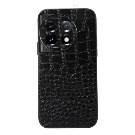 Противоударный чехол Crocodile Top Layer для OnePlus 11R / Ace 2 - черный