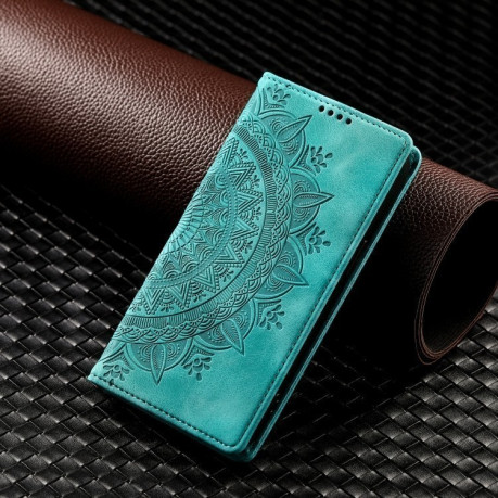 Чохол-книжка Totem Embossed Magnetic Leather для Samsung Galaxy A16 5G - зелений