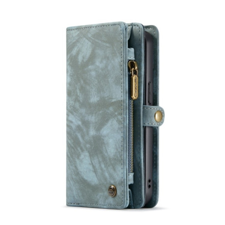 Чехол-кошелек CaseMe 008 Series Zipper Style на iPhone 13 mini - синий