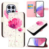 Чехол-книжка 3D Painting для Xiaomi Redmi Note 14 Pro 5G/Poco X7 - Flower