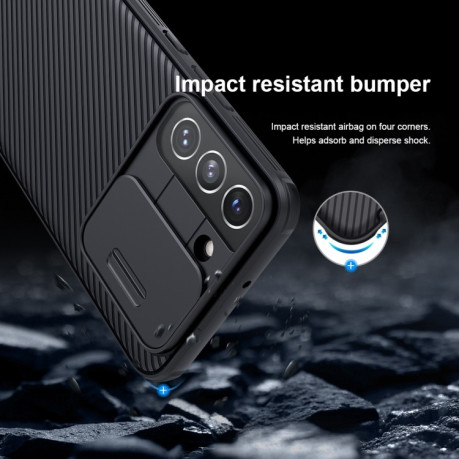 Протиударний чохол NILLKIN Black Mirror Series Samsung Galaxy S22 5G - синій