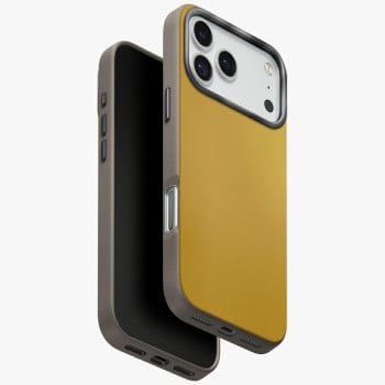 Оригінальний чохол Uniq Lyden DS Magclick Charging на iPhone 17 Pro Max - Yellow-Gray