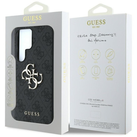 Оригінальний чохол Guess Big 4G Logo Classic Logo  для Samsung Galaxy S25 Ultra - black