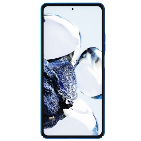 Чехол NILLKIN Frosted Shield Concave-convex на Xiaomi Redmi Note 13 - синий