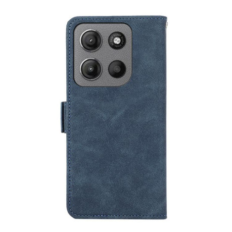 Чехол-книжка ABEEL Color Block Magnetic RFID Leather на Motorola Moto G15 4G / G05 - синий