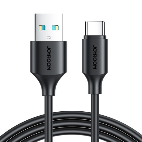 Кабель JOYROOM S-UC027A9 3A USB to USB-C/Type-C Fast Charging Data Cable, Length:1m - черный