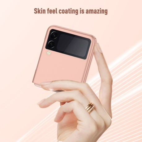 Противоударный чехол Skin Feel Frosted для Samsung Galaxy Z Flip3 5G - черный