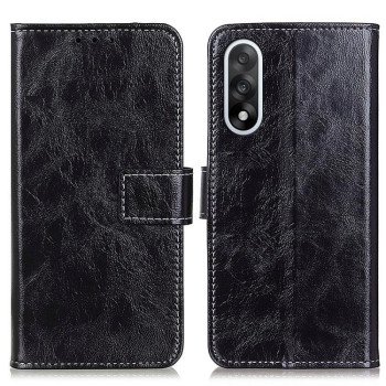 Чохол-книжка Magnetic Retro Crazy Horse Texture на OnePlus Nord 5/Ace 5 Ultra 5G - чорний