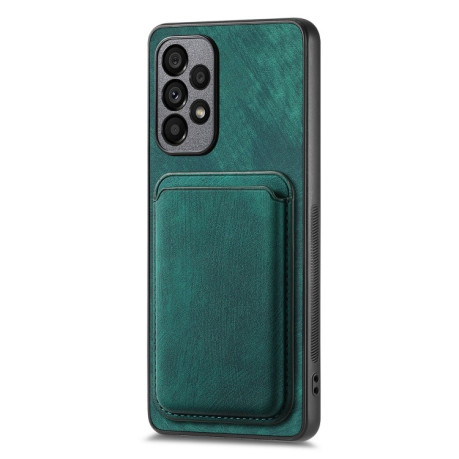 Противоударный чехол Magnetic Wallet Card для Samsung Galaxy A35 5G - зеленый
