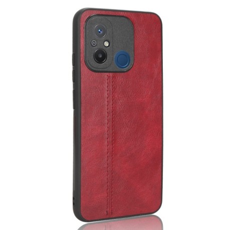 Ударозащитный чехол Sewing Cow Pattern для Xiaomi Poco C55/Redmi 12C/11A- красный