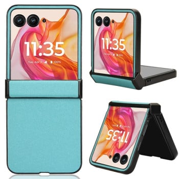 Протиударний чохол Sandskin Texture на Motorola Razr 50 Ultra - синій