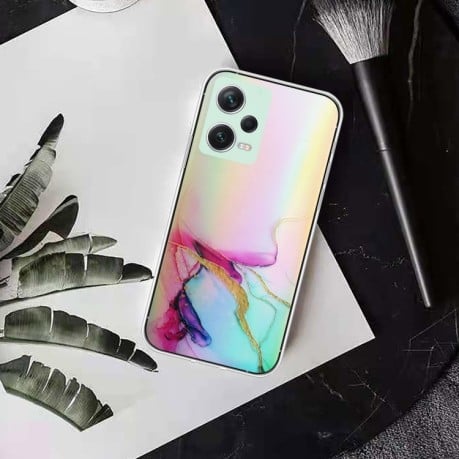 Протиударний чохол Laser Marble для Xiaomi Redmi Note 12 Pro 5G/Poco X5 Pro - зелений