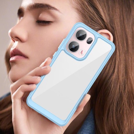 Протиударний чохол Colorful Acrylic Series для OPPO Reno13 Pro - синій