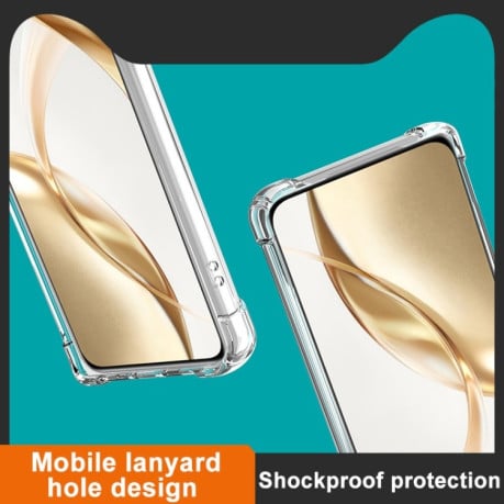 Противоударный чехол IMAK Space Shield PC + TPU Airbag Shockproof  на Samsung Galaxy  Flip 6 5G - прозрачный