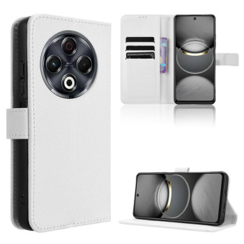 Чехол-книжка Diamond Texture на Tecno Spark 30 4G — белый