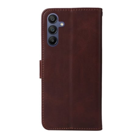 Чохол-книжка Stitching Calf Texture для Samsung Galaxy A16 5G - коричневий