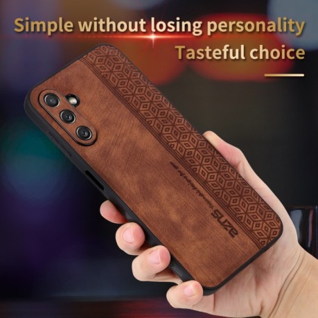 Противоударный чехол AZNS 3D Skin Feel для Samsung Galaxy A14 5G - коричневый