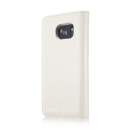 Шкіряний чохол-книжка CaseMe 003 Series на Galaxy S7 Edge - білий