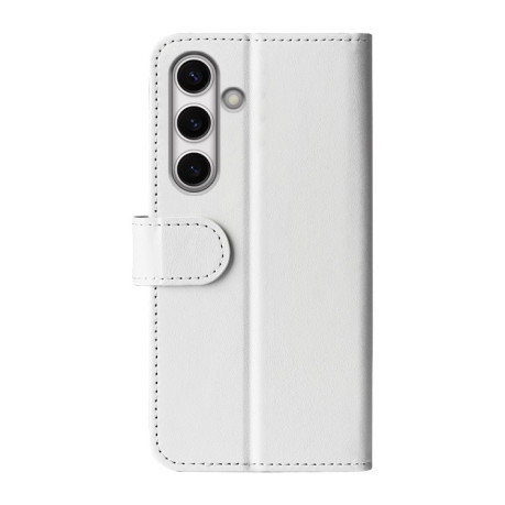 Чехол-книжка R64 Texture Horizontal Flip Leather для Samsung Galaxy S24 FE 5G - белый