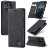 Кожаный чехол CaseMe-013 Multifunctional на Xiaomi Redmi Note 13 Pro 4G / POCO M6 Pro 4G - черный