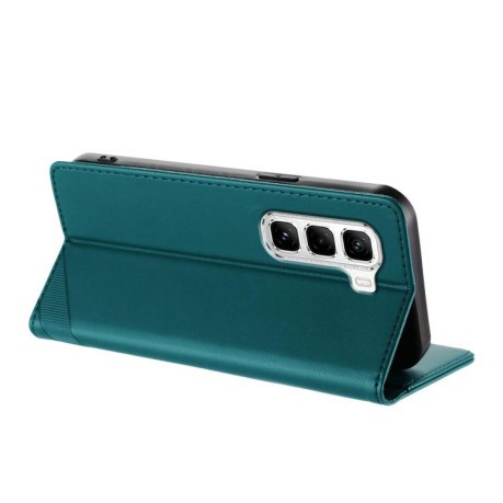 Чехол-книжка Embossed Multi-functional Wallet Retro Leather на Infinix Hot 50 Pro 4G - зеленый
