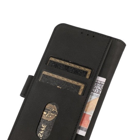 Чехол-книжка KHAZNEH Matte Texture для Samsung Galaxy A05 - черный