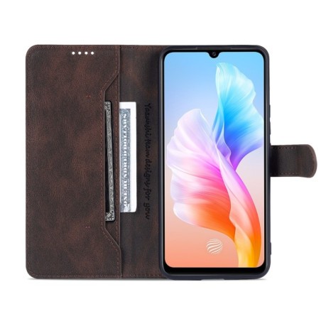 Чехол-книжка AZNS Dream II Skin Feel Horizontal Flip Leather для Vivo S10e / V23e 5G - кофейный