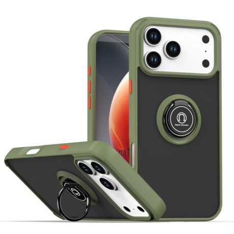 Противоударный чехол Q Shadow 1 Series для iPhone 17 Pro Max - зеленый