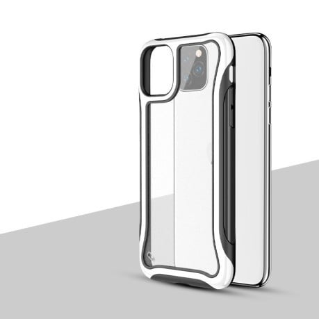 Противоударный чехол 2 в 1 Hybrid Phone Case на iPhone 11 Pro Max - белый