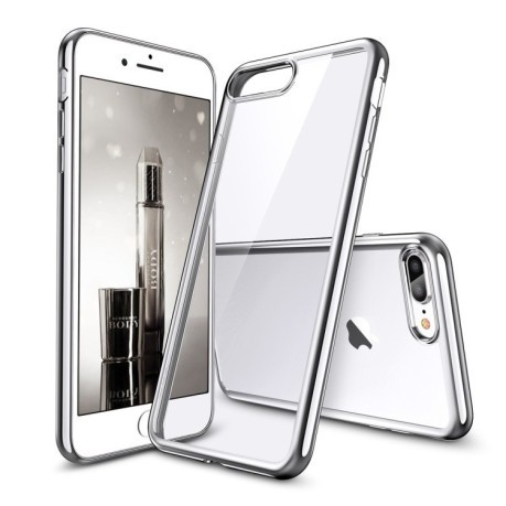 Ультратонкий силиконовый чехол ESR Essential Twinkler Series на iPhone 8 Plus / 7 Plus- серебристый