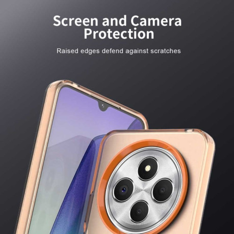 Протиударний чохол Candy Series для Xiaomi Redmi 14C 4G/Poco C75/Redmi A4 5G - помаранчевий