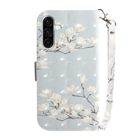 Чохол-книжка 3D Colored Horizontal Flip Leather  для Samsung Galaxy A36 5G / A56 5G - Magnolia
