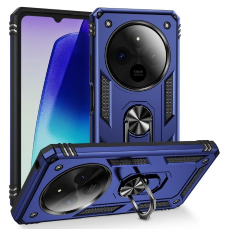 Протиударний чохол HMC 360 Degree Rotating Holder на Xiaomi Redmi 14C 4G/Poco C75/Redmi A4 5G - синій