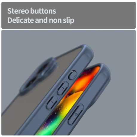Чехол Fan Dun Series TPU Hybrid PC на iPhone 17 - синий