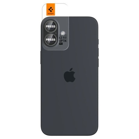 Комплект защитных стекол на камеру Spigen Glas.tR EZ Fit Optik Pro для iPhone 16 Plus