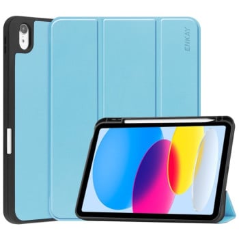Чохол-книжка ENKAY Smart Series для iPad 11(2025)/iPad 10.9 (2022) - синій