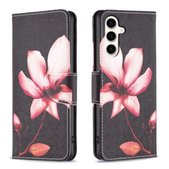 Чохол-книжка Colored Drawing Pattern для Samsung Galaxy S23 FE 5G - Lotus