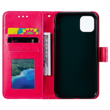 Чехол-книжка Totem Flower для  iPhone 14 Plus - красный