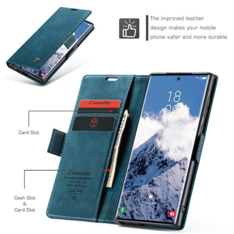 Чохол-книжка CaseMe-013 Multifunctional  для Samsung Galaxy S25 Ultra 5G - синій