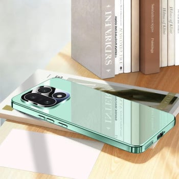 Чехол Electroplating Ice Crystal Airbag Full Coverage Shockproof на OnePlus 15 — зелёный