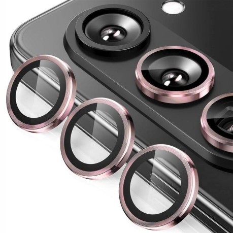 Захисне скло на камеру ENKAY Aluminium для Samsung Galaxy Fold 7 - рожеве