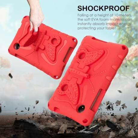 Протиударний чохол Butterfly Bracket EVA для Xiaomi Redmi Pad SE 8.7 2024 - червоний